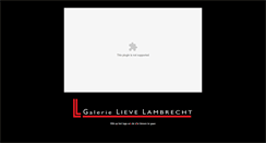 Desktop Screenshot of lievelambrecht.be