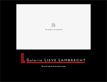 Tablet Screenshot of lievelambrecht.be